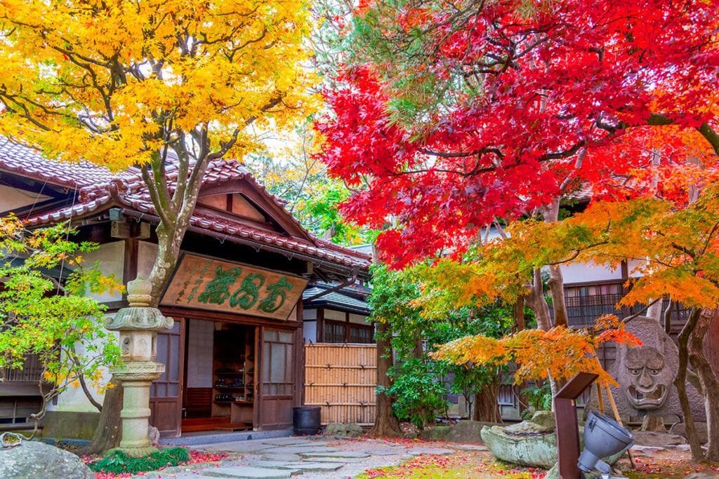 Stunning autumn foliage in Tohoku, Japan